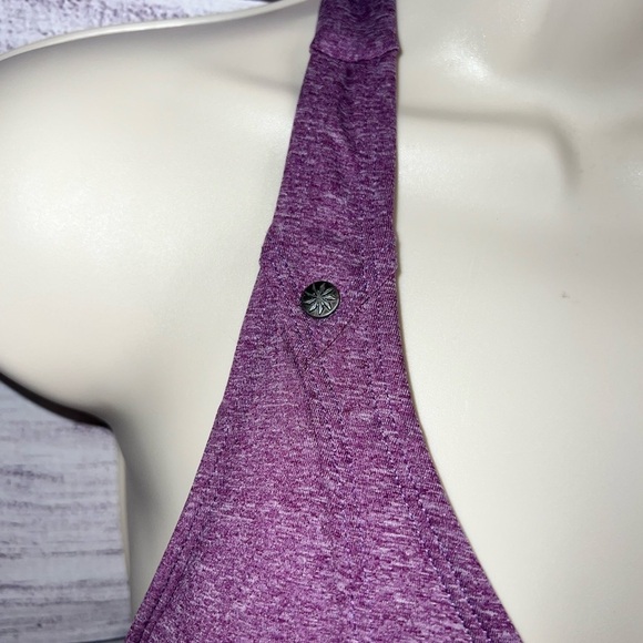 Athleta Heather Purple Bettona Halter Tankini Top Size Small - Picture 4 of 6